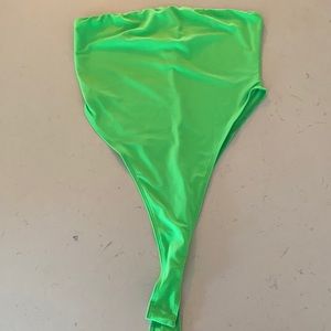 Neon Tube Top Bodysuit